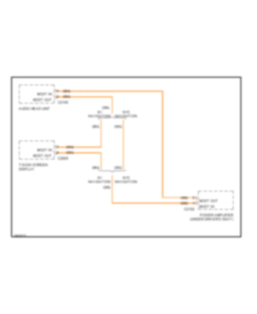 Fibre Optic Network Wiring Diagram, Low Line Audio for Land Rover Discovery 3 SE 2008