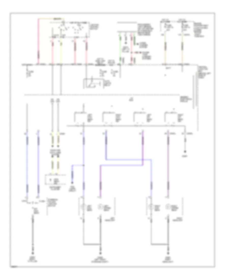 Headlamps Wiring Diagram, without Adaptive Lamp Monitor for Land Rover Discovery 3 SE 2008