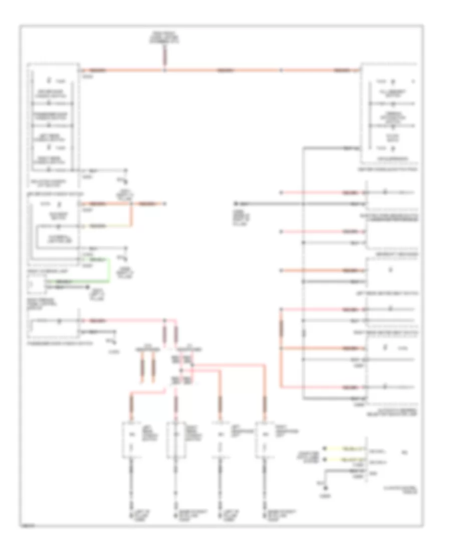 Instrument Illumination Wiring Diagram 2 of 2 for Land Rover Discovery 3 SE 2008