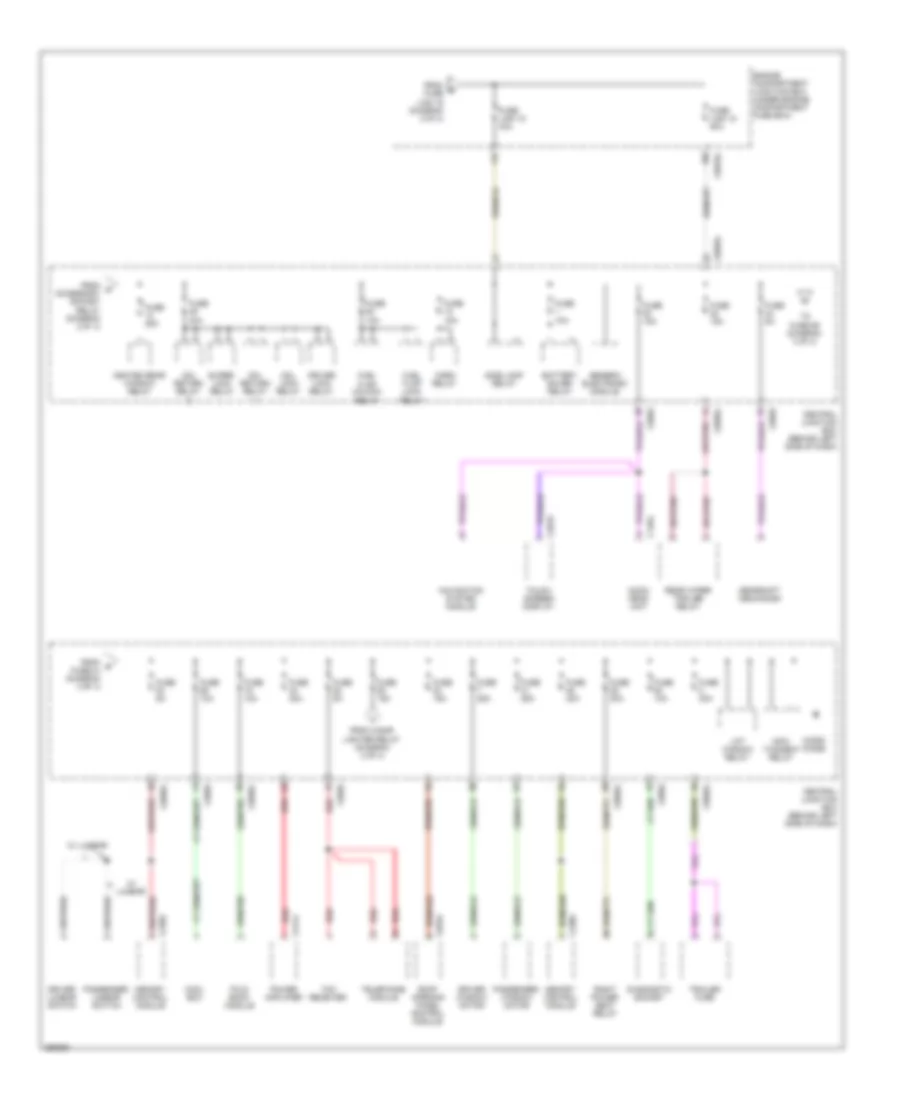 Power Distribution Wiring Diagram 3 of 4 for Land Rover Discovery 3 SE 2008