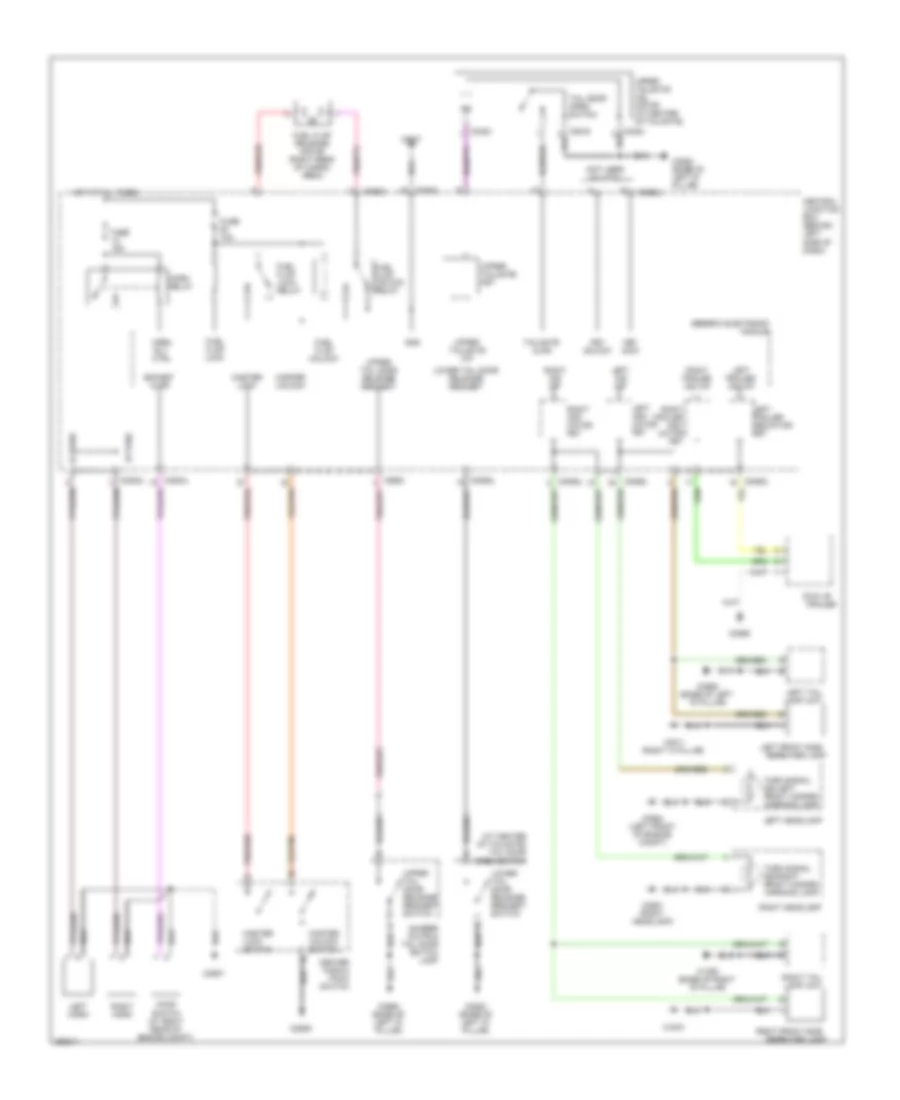 Power Door Locks Wiring Diagram (2 of 2) for Land Rover Discovery 3 SE 2008