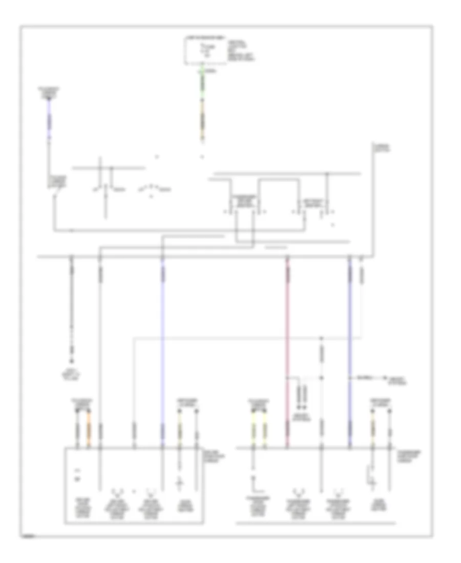 Power Mirrors Wiring Diagram for Land Rover Discovery 3 SE 2008