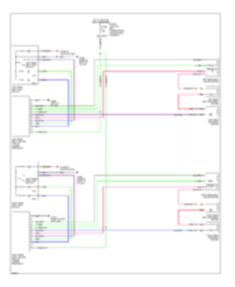 Rear Seat Heater Wiring Diagram for Land Rover Discovery 3 SE 2008