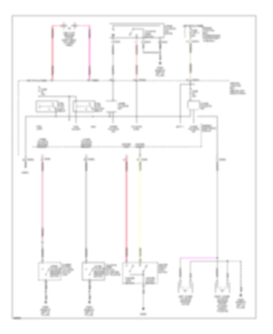 Tailgate  Fuel Door Release Wiring Diagram for Land Rover Discovery 3 SE 2008