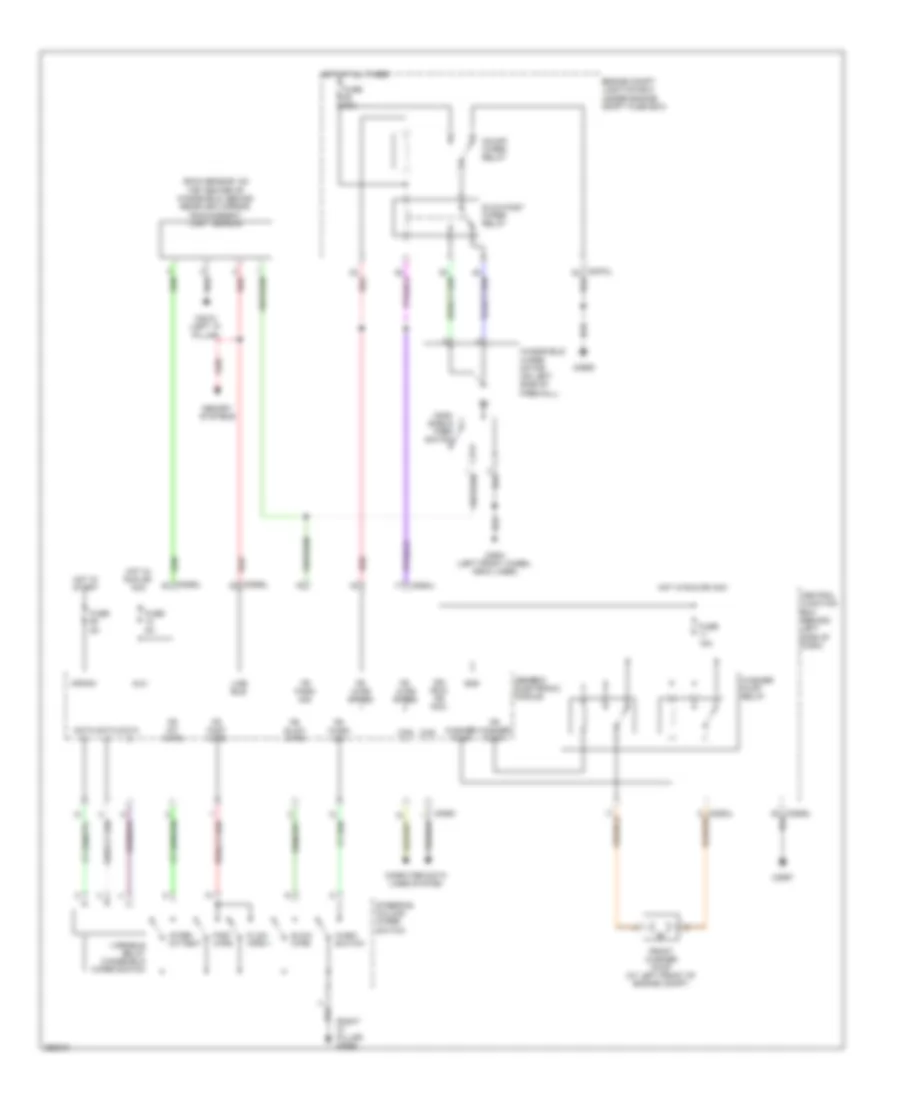 Front Wiper Washer Wiring Diagram for Land Rover Discovery 3 SE 2008