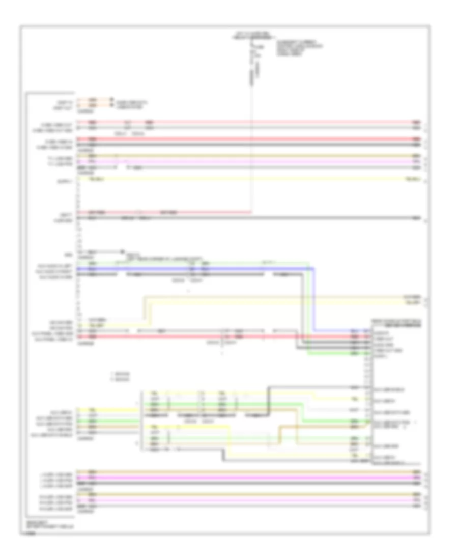 Rear Seat Entertainment Wiring Diagram (1 of 3) for Land Rover Range Rover Autobiography 2014
