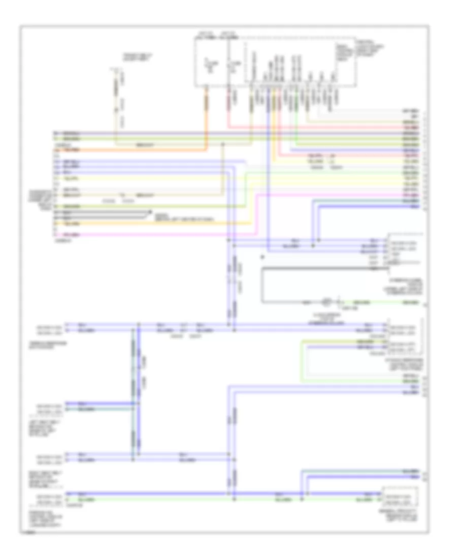 Diagnostic Socket Wiring Diagram 1 of 5 for Land Rover Range Rover Autobiography 2014
