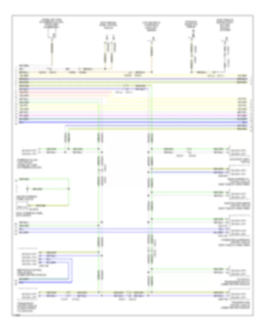 Diagnostic Socket Wiring Diagram 2 of 5 for Land Rover Range Rover Autobiography 2014