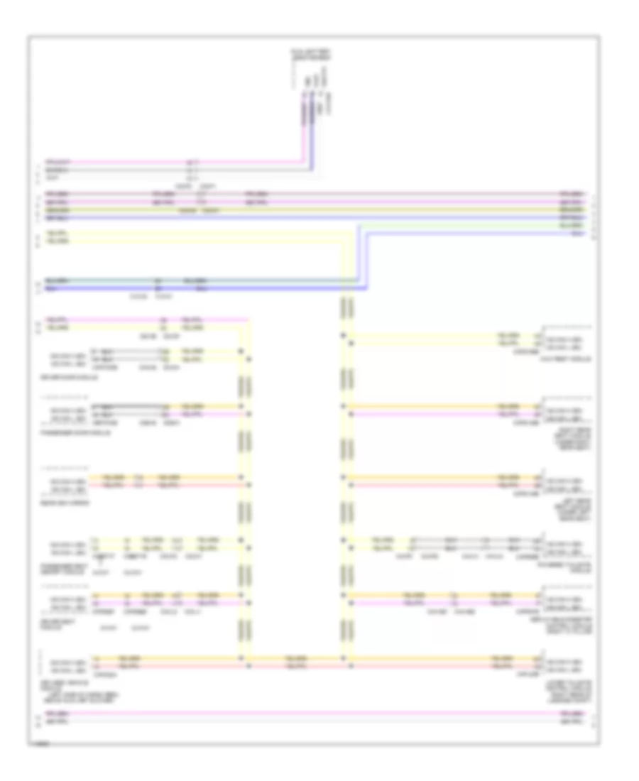 Diagnostic Socket Wiring Diagram (4 of 5) for Land Rover Range Rover Autobiography 2014