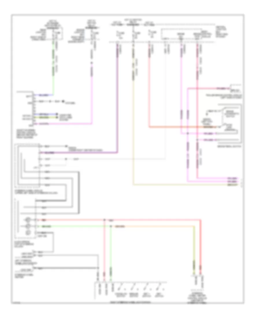 Cruise Control Wiring Diagram 1 of 2 for Land Rover Range Rover Autobiography 2014