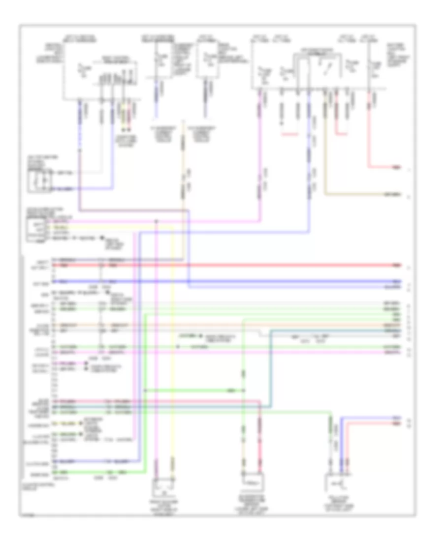 Электросхема кондиционера (1 из 2) для Land Rover Range Rover Evoque Dynamic 2014