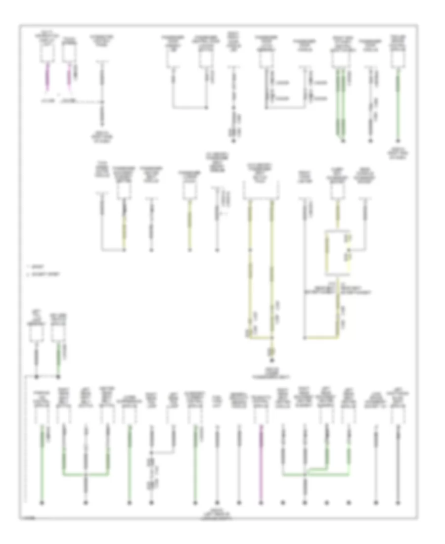 Ground Distribution Wiring Diagram 2 of 5 for Land Rover Range Rover Evoque Dynamic 2014