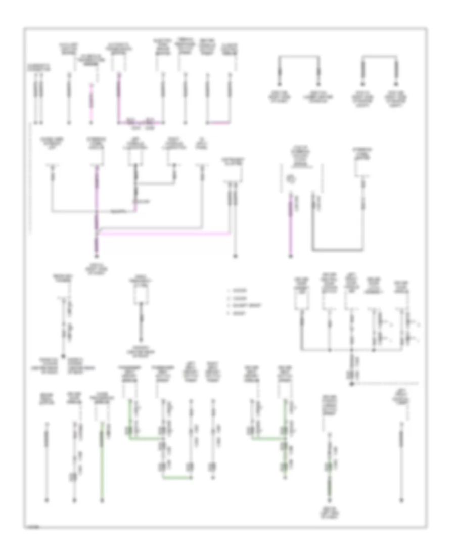 Ground Distribution Wiring Diagram 4 of 5 for Land Rover Range Rover Evoque Dynamic 2014