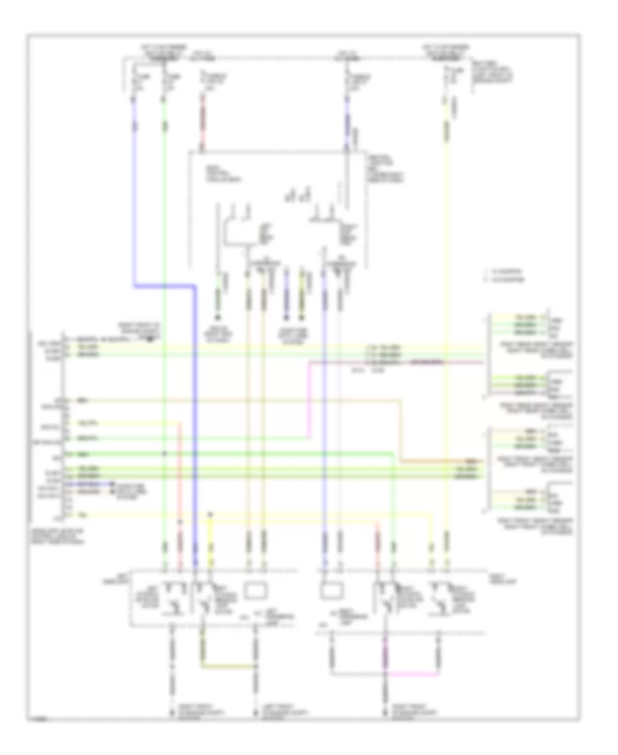 Adaptive Front Lighting Wiring Diagram for Land Rover Range Rover Evoque Dynamic 2014
