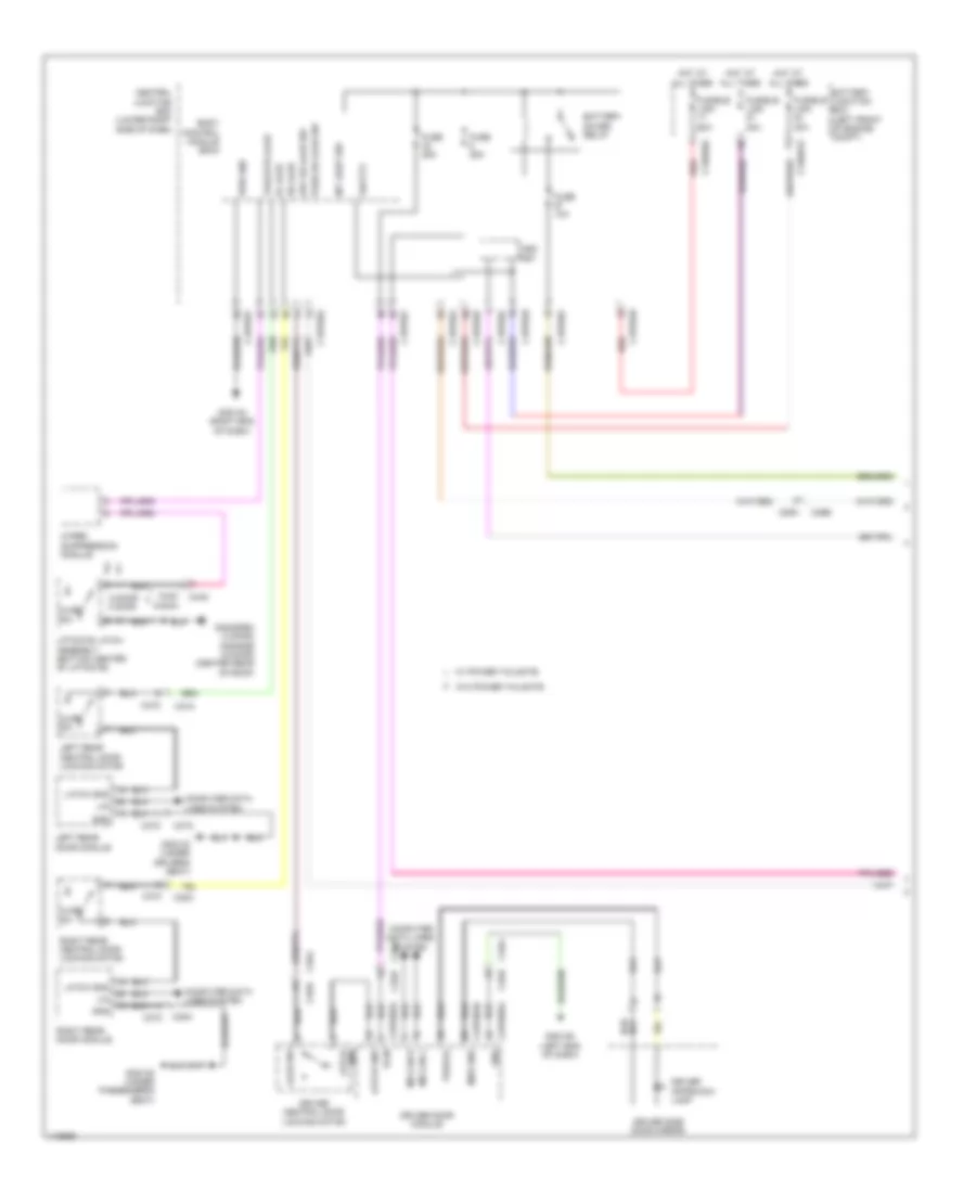 Courtesy Lamps Wiring Diagram 1 of 2 for Land Rover Range Rover Evoque Dynamic 2014
