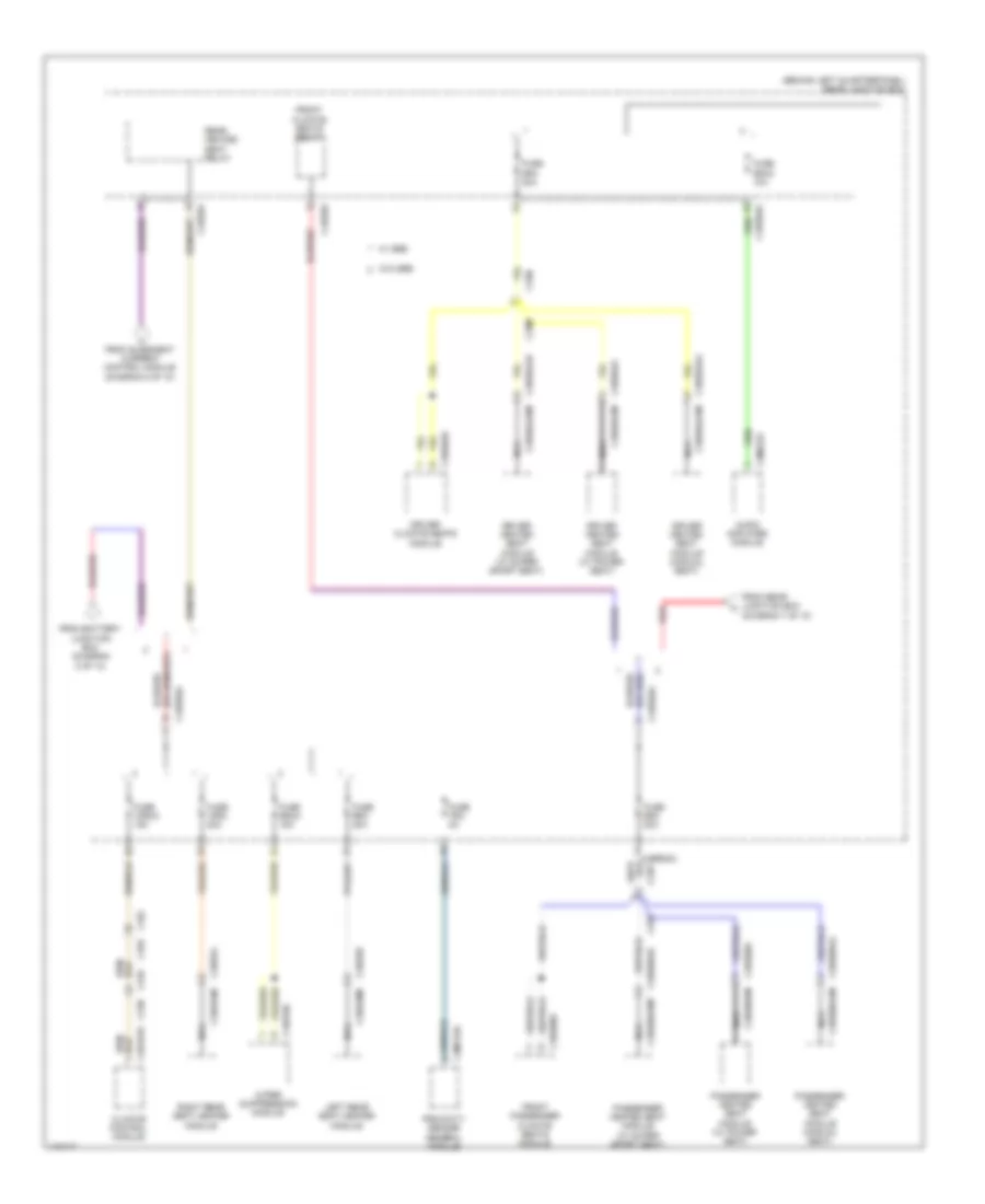 Power Distribution Wiring Diagram (10 of 10) for Land Rover Range Rover Evoque Dynamic 2014