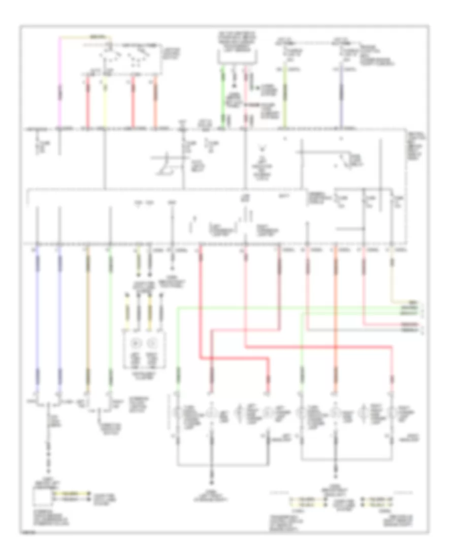 Exterior Lamps  Trailer Connector Wiring Diagram (1 of 2) for Land Rover Range Rover Sport HSE 2008