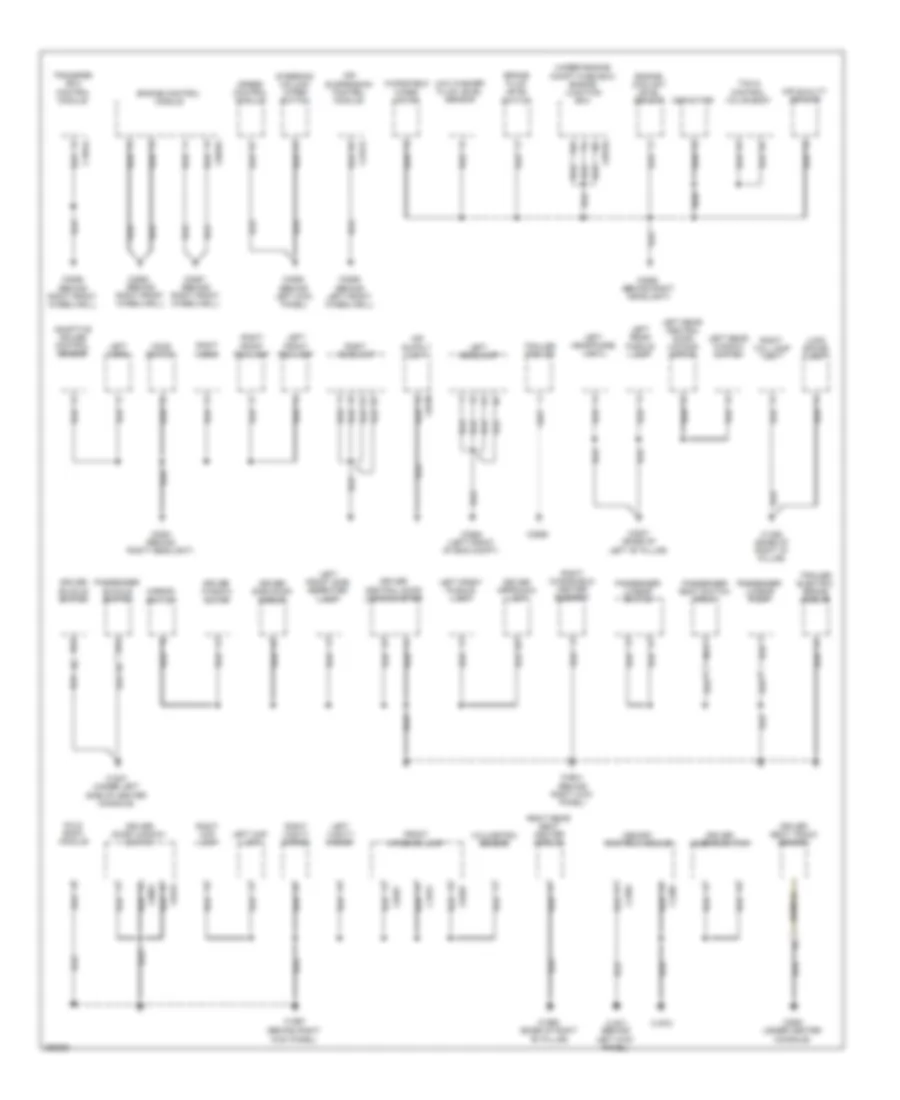 Ground Distribution Wiring Diagram 1 of 3 for Land Rover Range Rover Sport HSE 2008