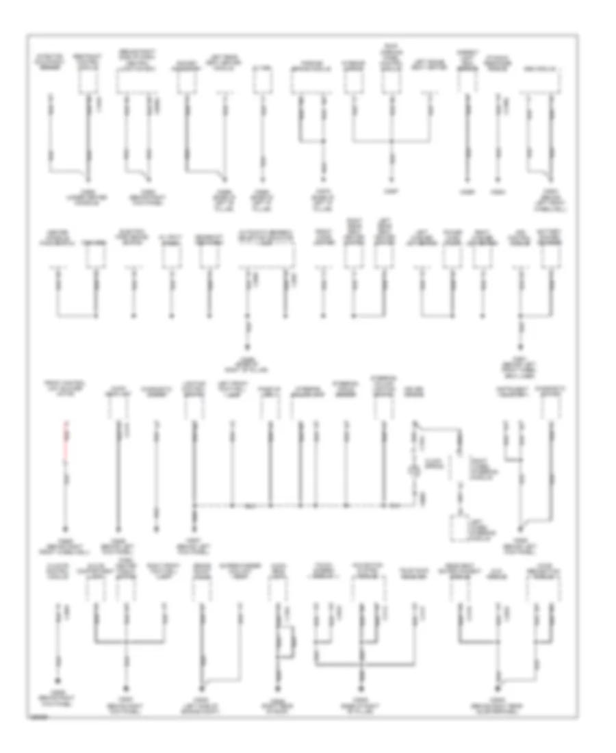 Ground Distribution Wiring Diagram 2 of 3 for Land Rover Range Rover Sport HSE 2008