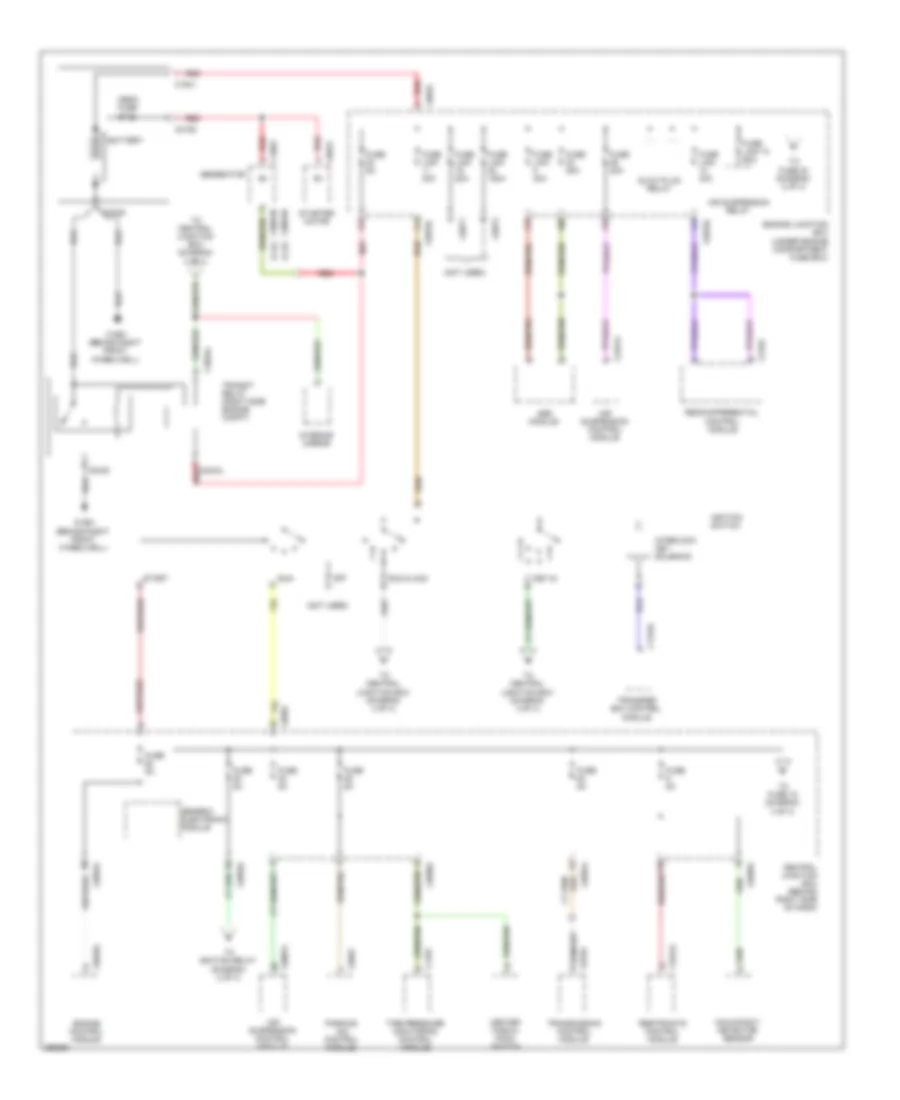 Power Distribution Wiring Diagram 1 of 4 for Land Rover Range Rover Sport HSE 2008