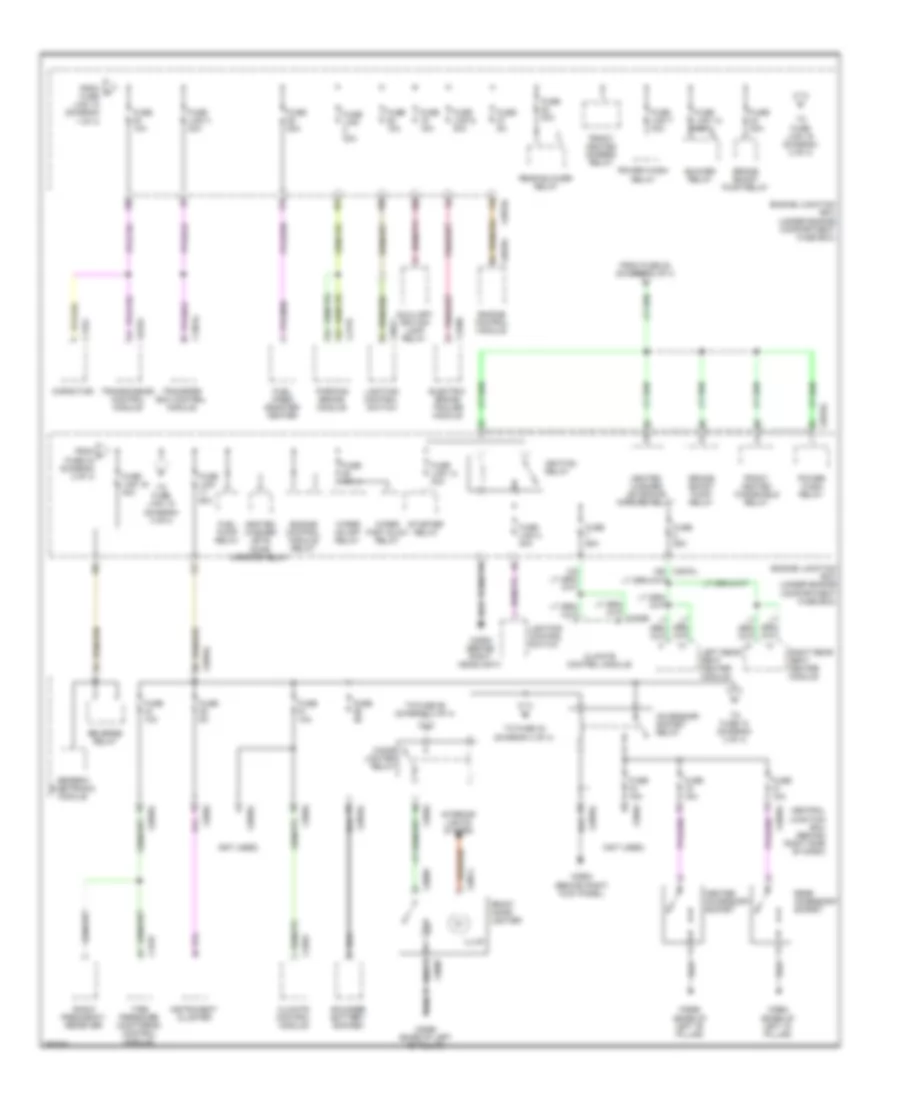 Power Distribution Wiring Diagram 2 of 4 for Land Rover Range Rover Sport HSE 2008