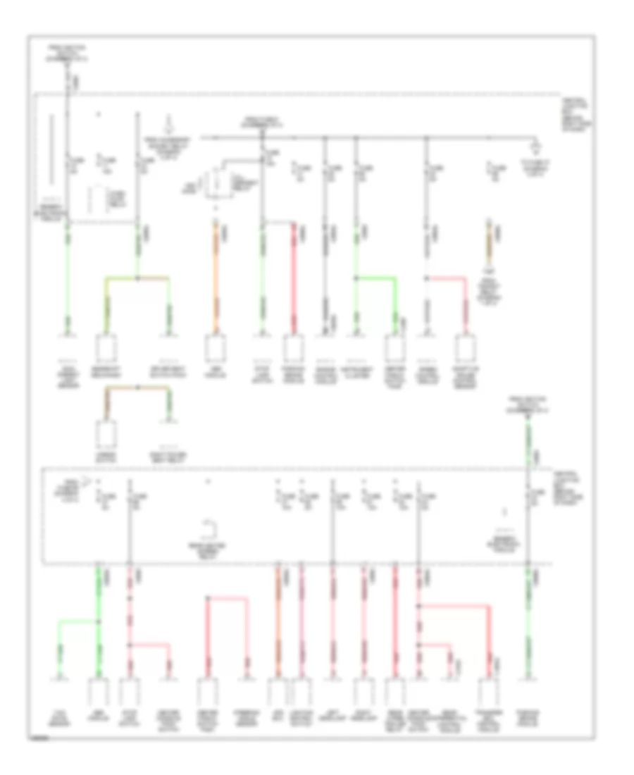 Power Distribution Wiring Diagram (4 of 4) for Land Rover Range Rover Sport HSE 2008