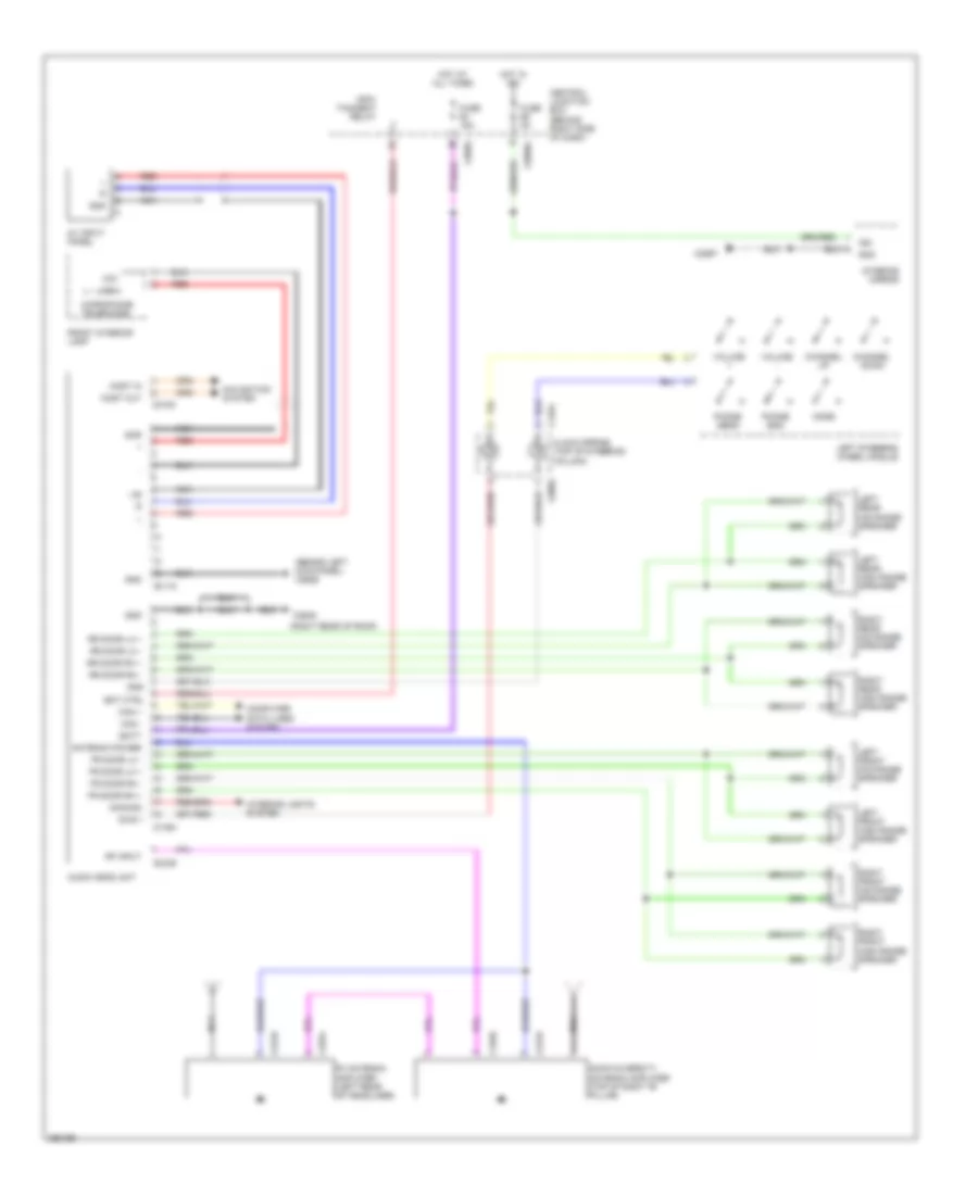 Radio Wiring Diagram Low Line for Land Rover Range Rover Sport HSE 2008