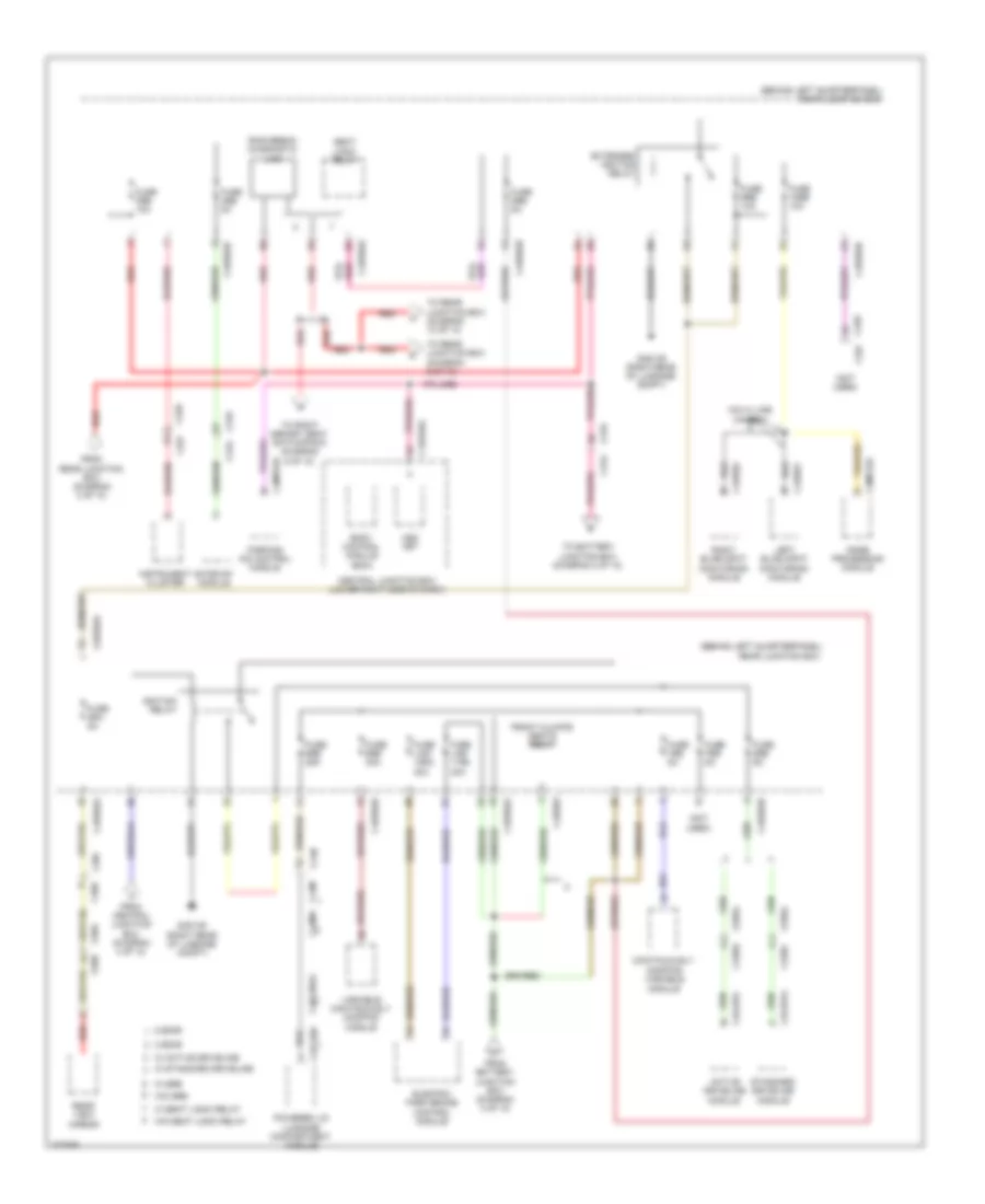 Power Distribution Wiring Diagram (7 of 10) for Land Rover Range Rover Evoque Prestige 2014