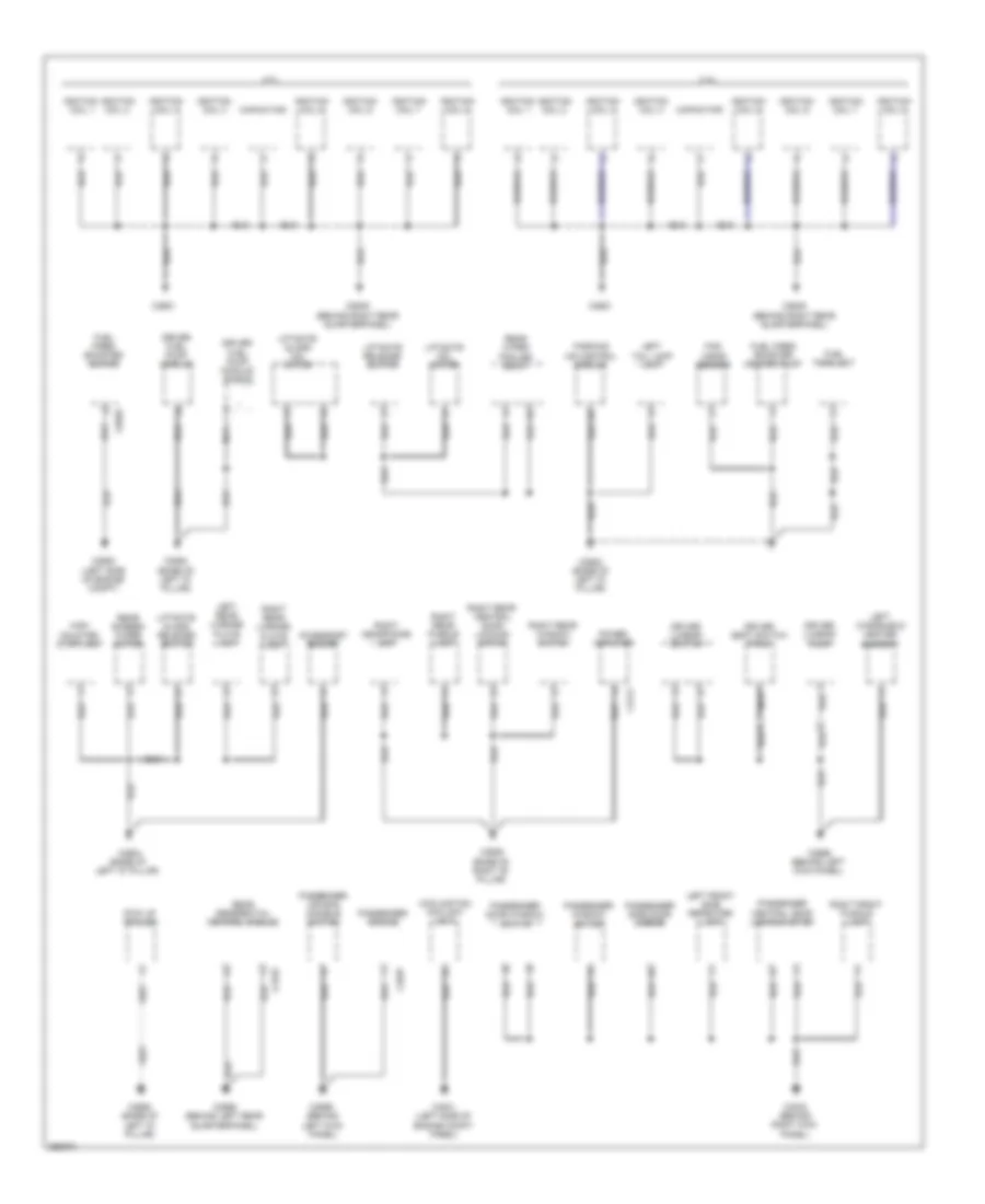 Ground Distribution Wiring Diagram (3 of 3) for Land Rover Range Rover Sport LE 2008