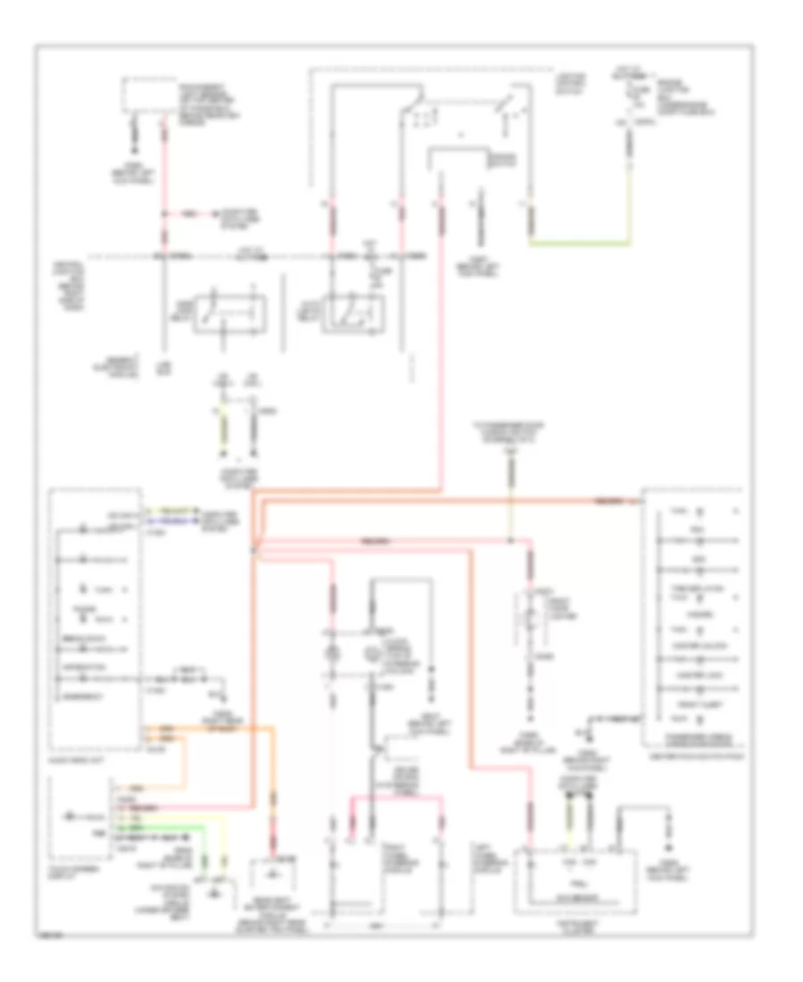 Instrument Illumination Wiring Diagram 1 of 2 for Land Rover Range Rover Sport LE 2008
