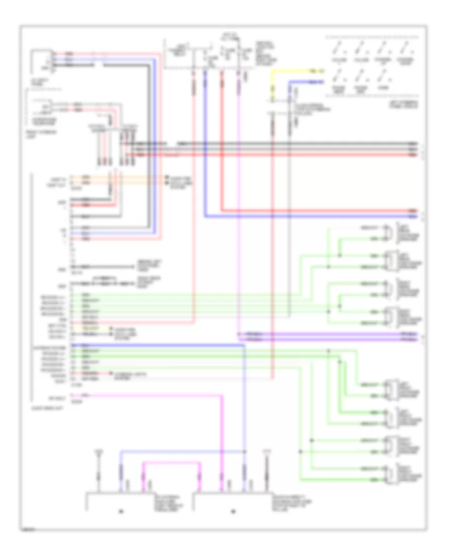 Navigation Wiring Diagram, Low Line (1 of 2) for Land Rover Range Rover Sport LE 2008