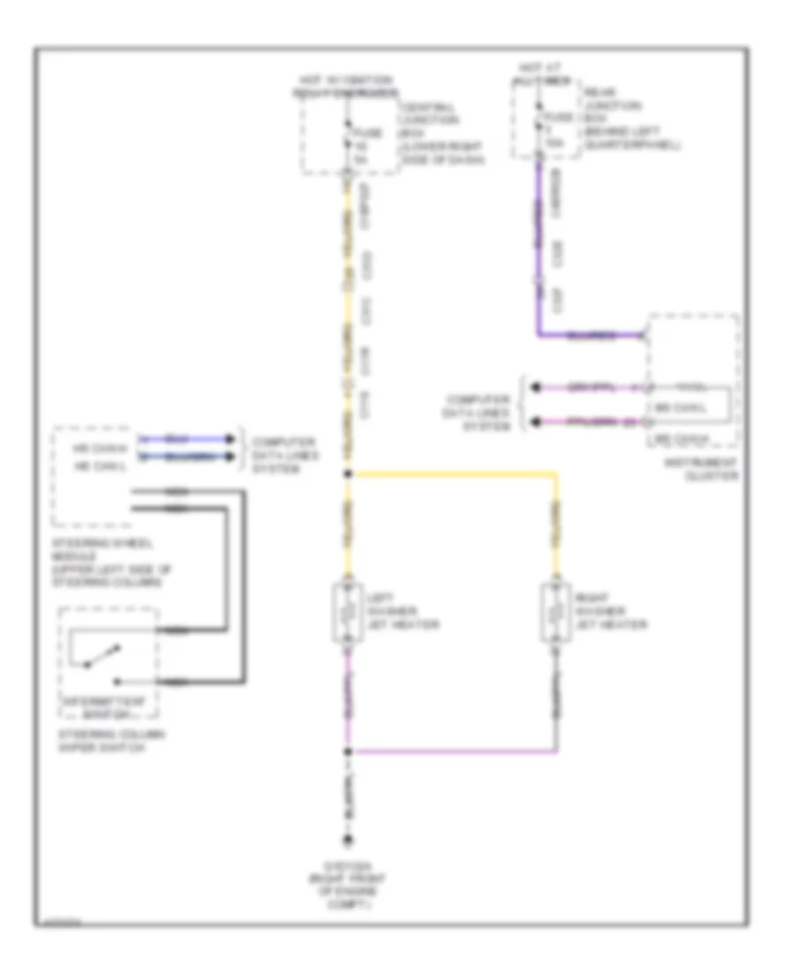 Электросхема быстрого подогрева для Land Rover Range Rover Evoque Pure 2014