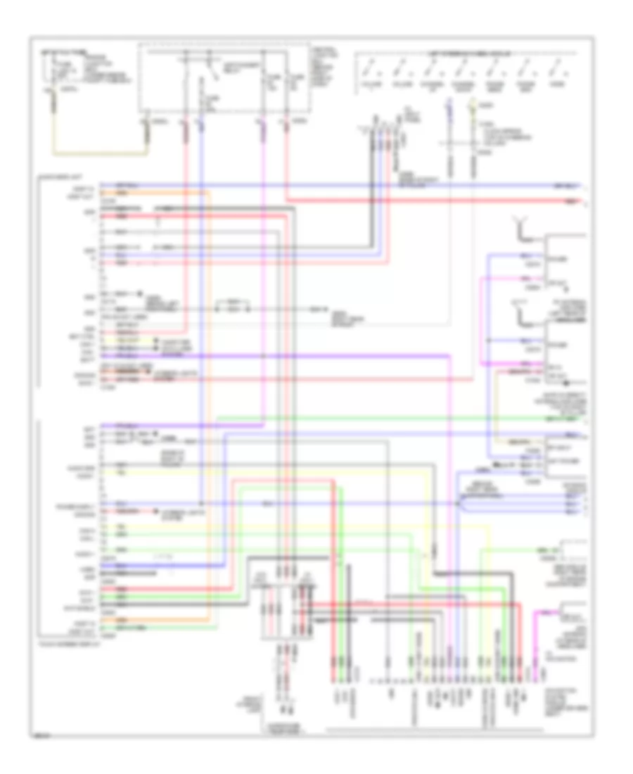 Radio Wiring Diagram High Line 1 of 3 for Land Rover Range Rover Sport Supercharged 2008