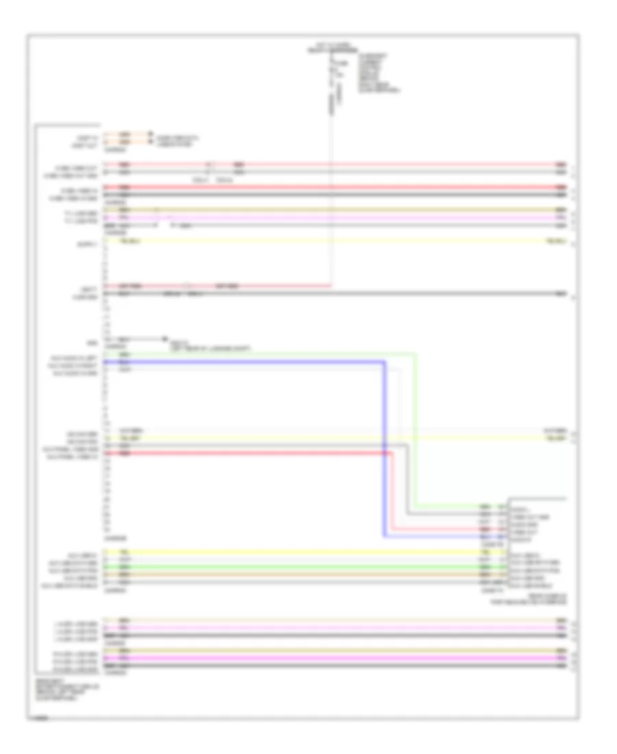 Rear Seat Entertainment Wiring Diagram (1 of 3) for Land Rover Range Rover Sport Autobiography 2014