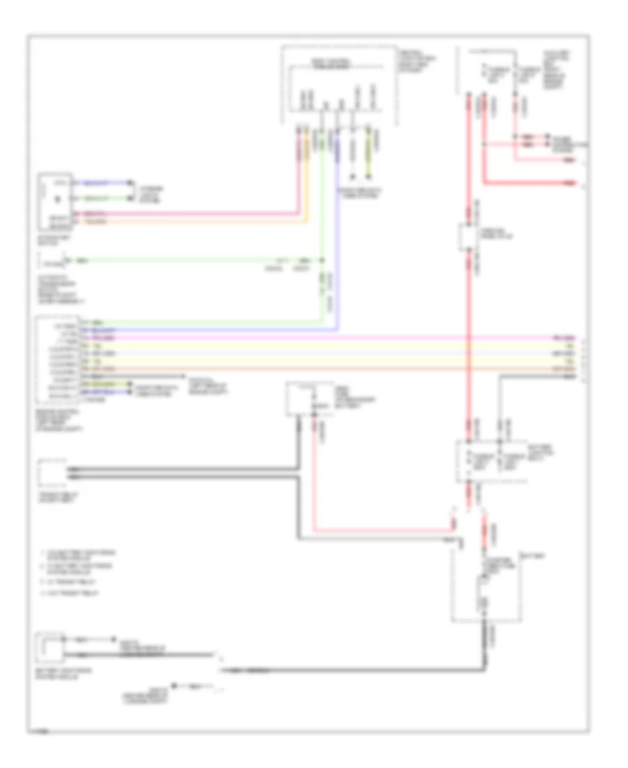 Starting Wiring Diagram, with TSS (1 of 2) for Land Rover Range Rover Sport Autobiography 2014