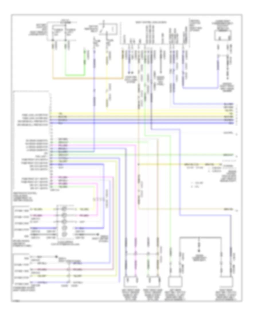 Supplemental Restraints Wiring Diagram 1 of 3 for Land Rover Range Rover Sport Autobiography 2014