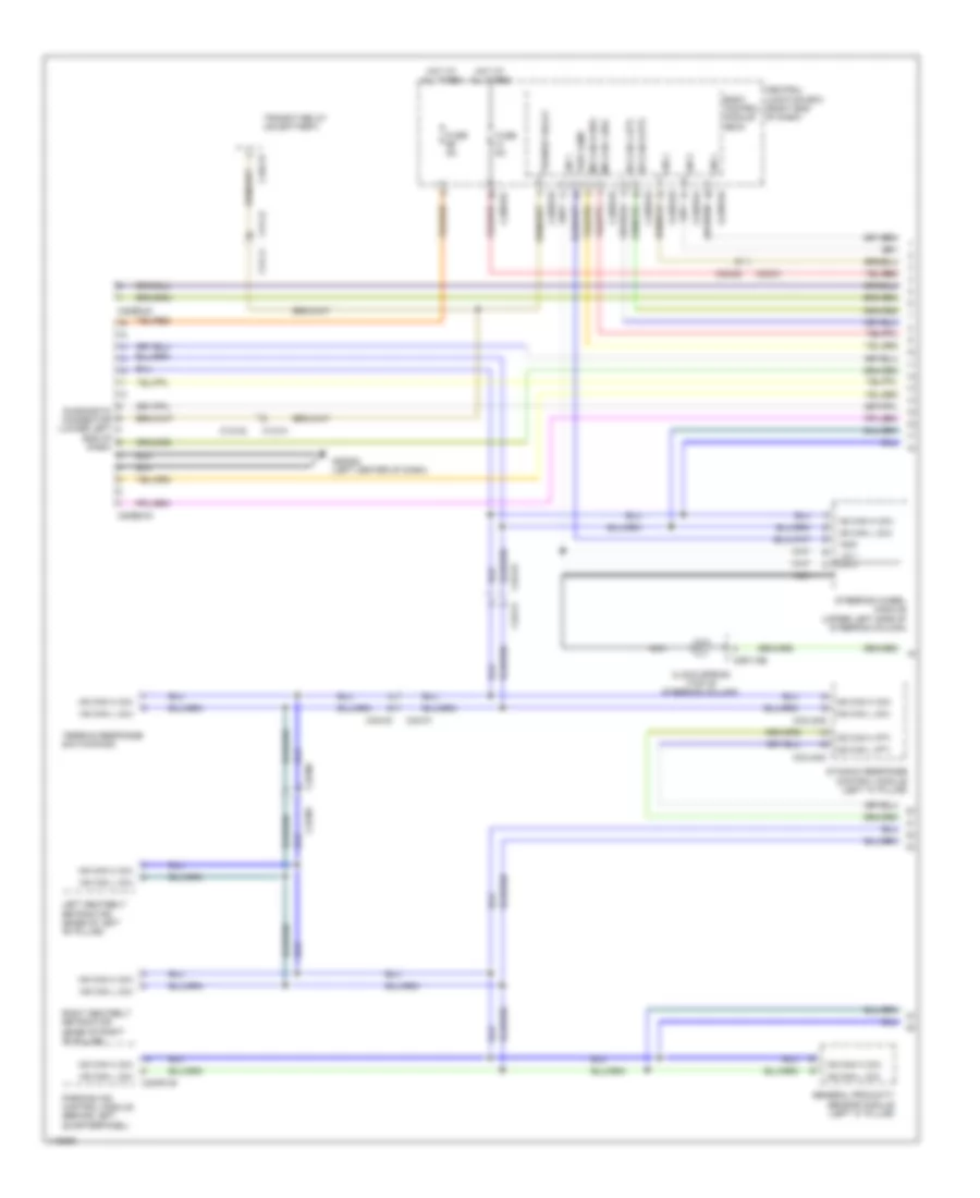 Diagnostic Socket Wiring Diagram 1 of 5 for Land Rover Range Rover Sport Autobiography 2014
