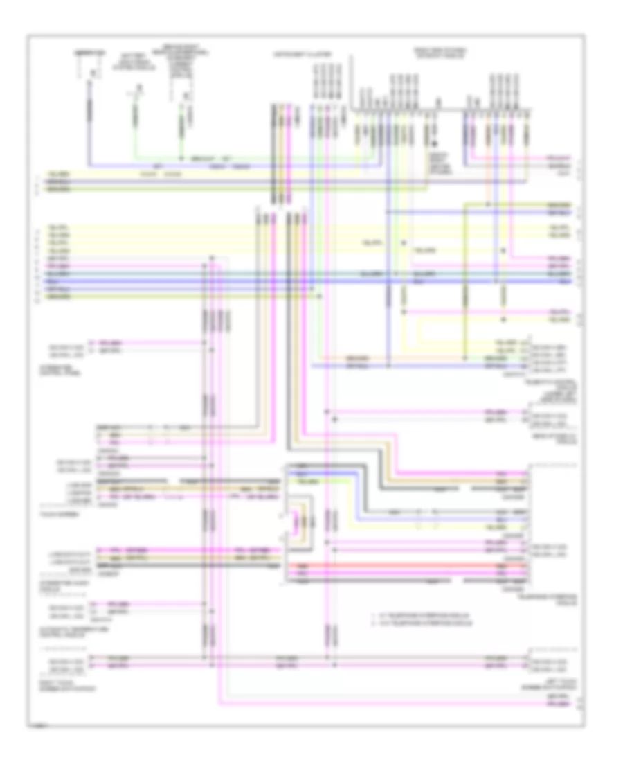 Diagnostic Socket Wiring Diagram (3 of 5) for Land Rover Range Rover Sport Autobiography 2014