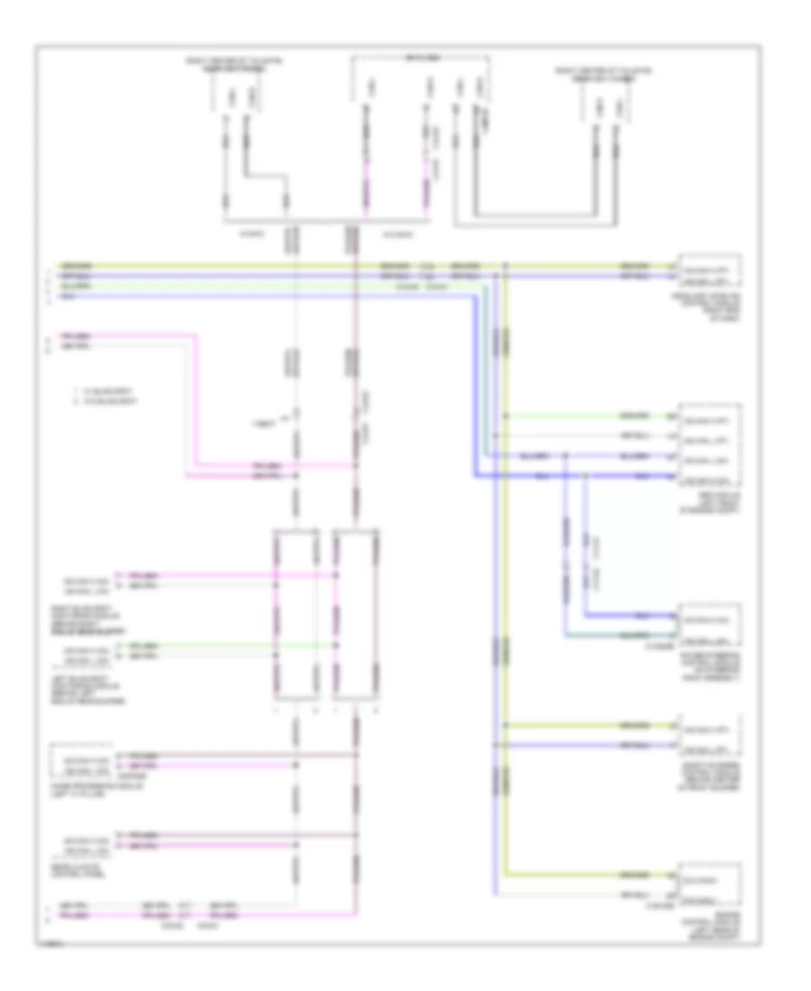 Diagnostic Socket Wiring Diagram (5 of 5) for Land Rover Range Rover Sport Autobiography 2014