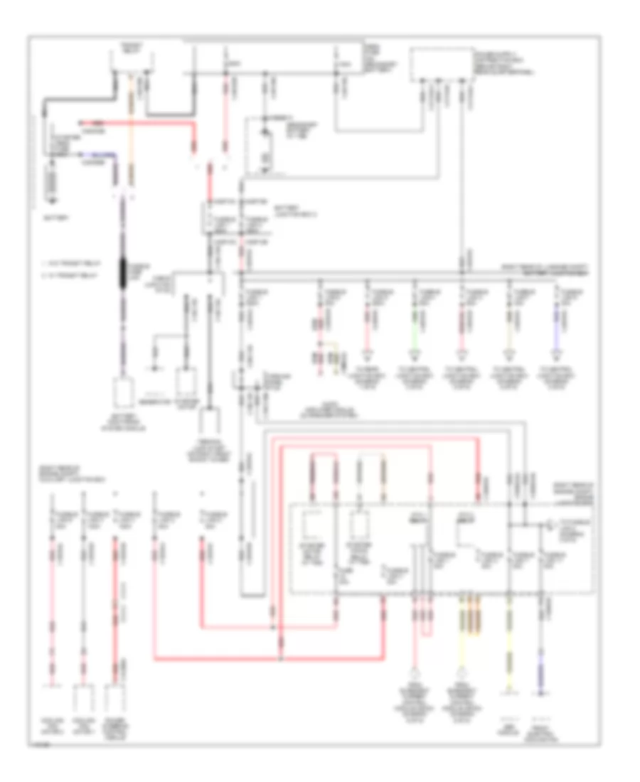 Power Distribution Wiring Diagram 1 of 9 for Land Rover Range Rover Sport Autobiography 2014