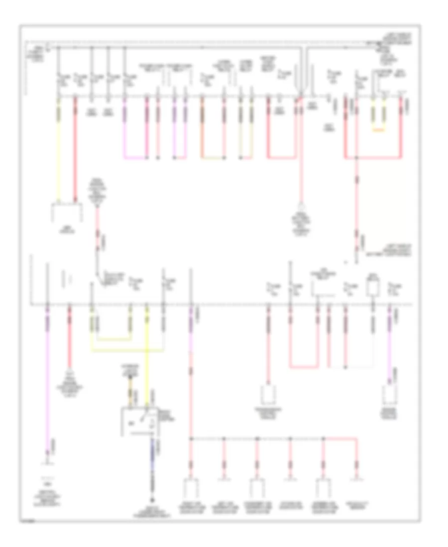 Power Distribution Wiring Diagram (4 of 4) for Land Rover Discovery 2 HSE 2009