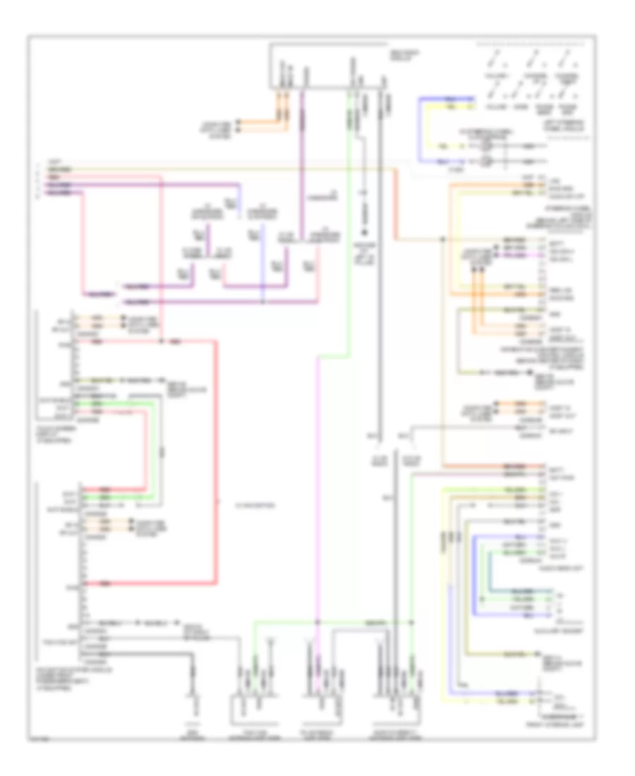 Radio Wiring Diagram, High Line (3 of 3) for Land Rover Discovery 2 HSE 2009