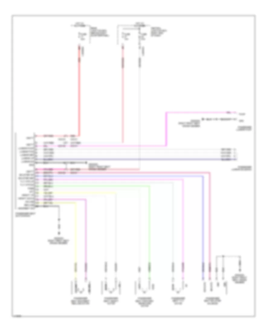 Passenger Power Seat Wiring Diagram for Land Rover Range Rover Sport HSE 2014