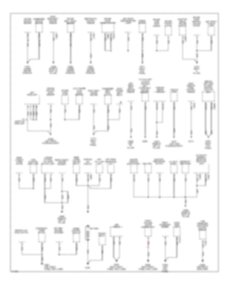 Ground Distribution Wiring Diagram (2 of 3) for Land Rover Discovery 3 HSE 2009