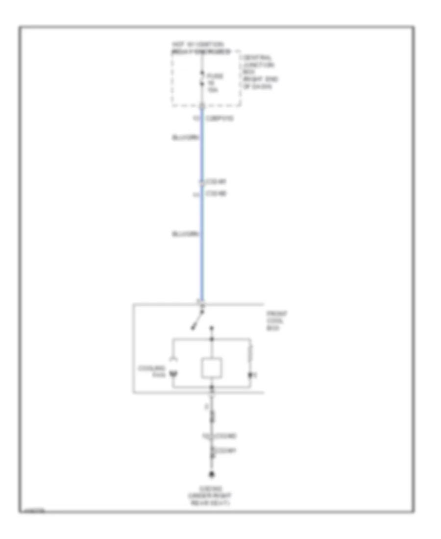 Cool Box Wiring Diagram for Land Rover Range Rover Sport SE 2014