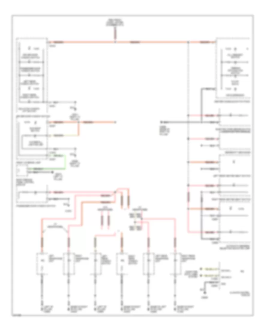 Instrument Illumination Wiring Diagram 2 of 2 for Land Rover Discovery 3 SE 2009