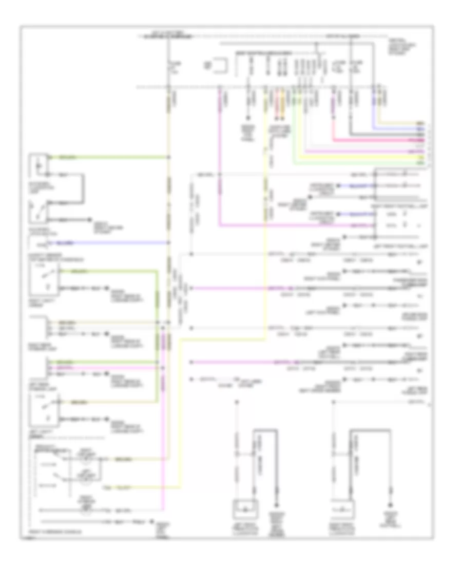 Courtesy Lamps Wiring Diagram 1 of 2 for Land Rover Range Rover Sport Supercharged 2014