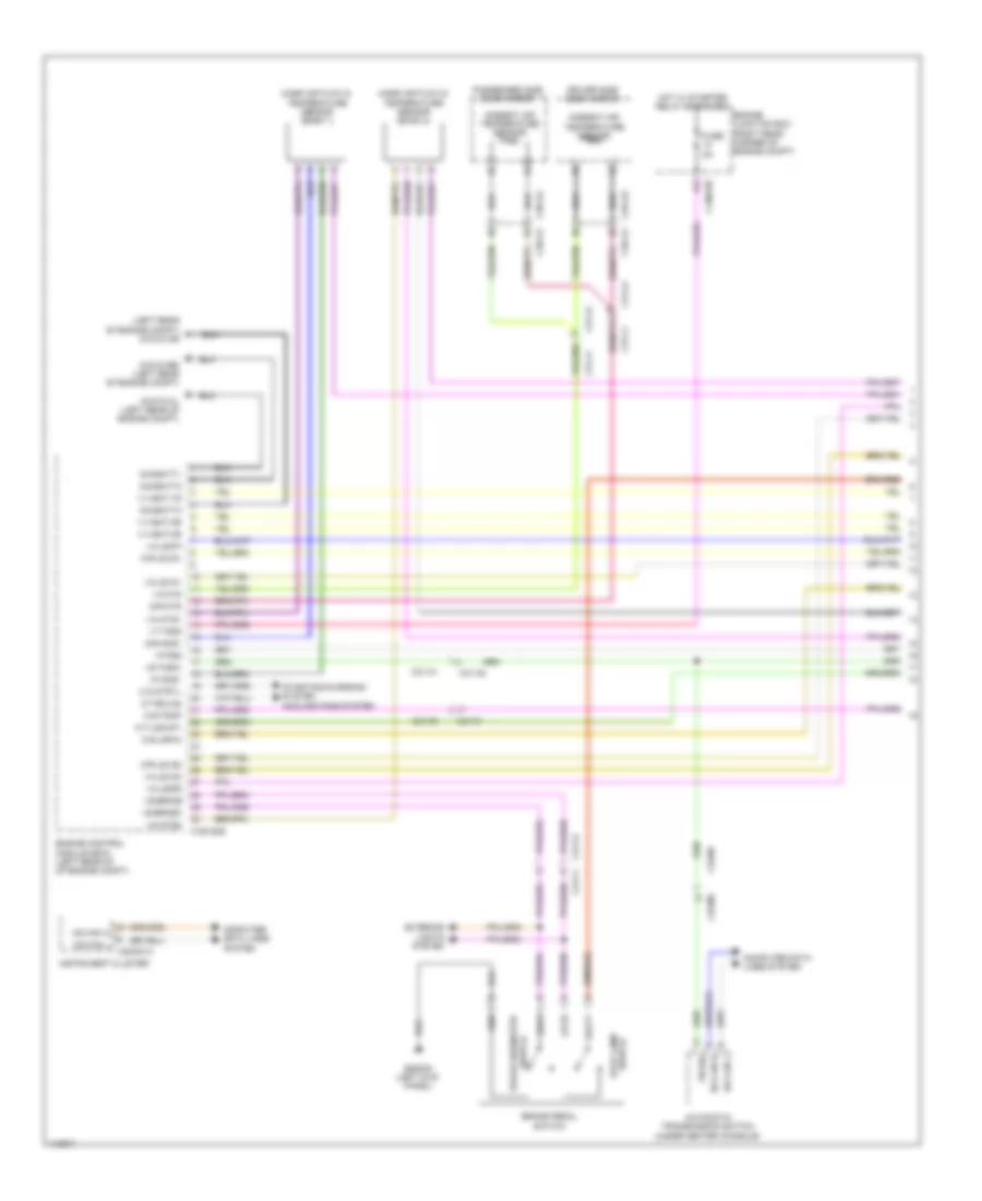 5.0L SC, Engine Performance Wiring Diagram (1 of 9) for Land Rover Range Rover Supercharged 2014