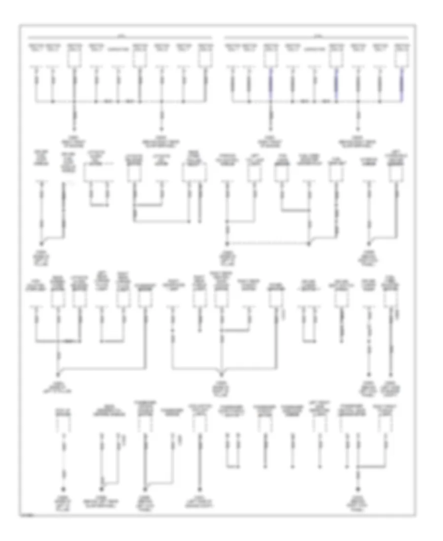 Ground Distribution Wiring Diagram 3 of 3 for Land Rover Range Rover Sport HSE 2009