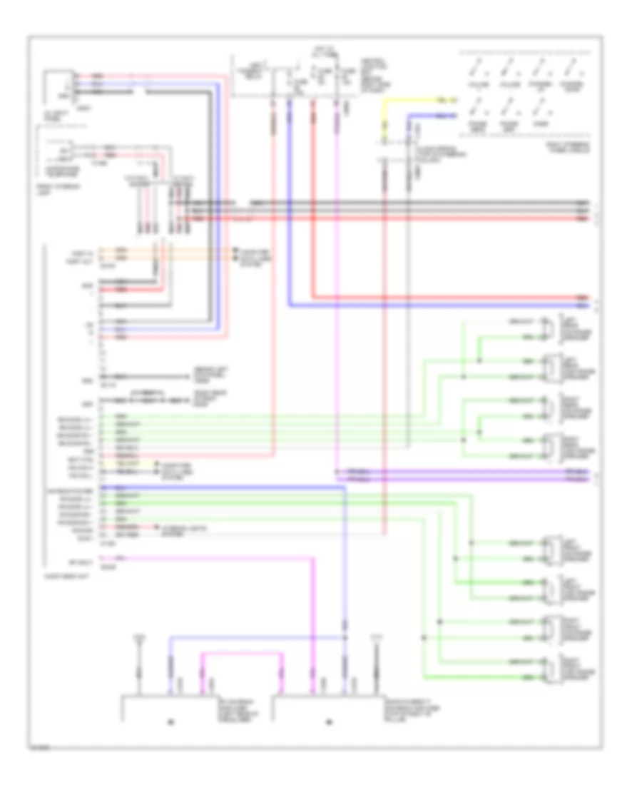 Navigation Wiring Diagram, Low Line (1 of 2) for Land Rover Range Rover Sport HSE 2009